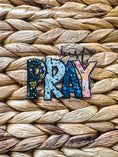 Load image into Gallery viewer, Sticker: Just Pray Christian, Clear Vinyl , Sticker, 3 in.
