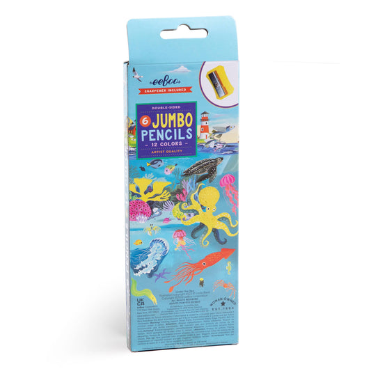 Pencils: Under the Sea Jumbo Double Color Pencils