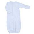 Load image into Gallery viewer, Blue Converter Gown – Baby Boy Layette Essential
