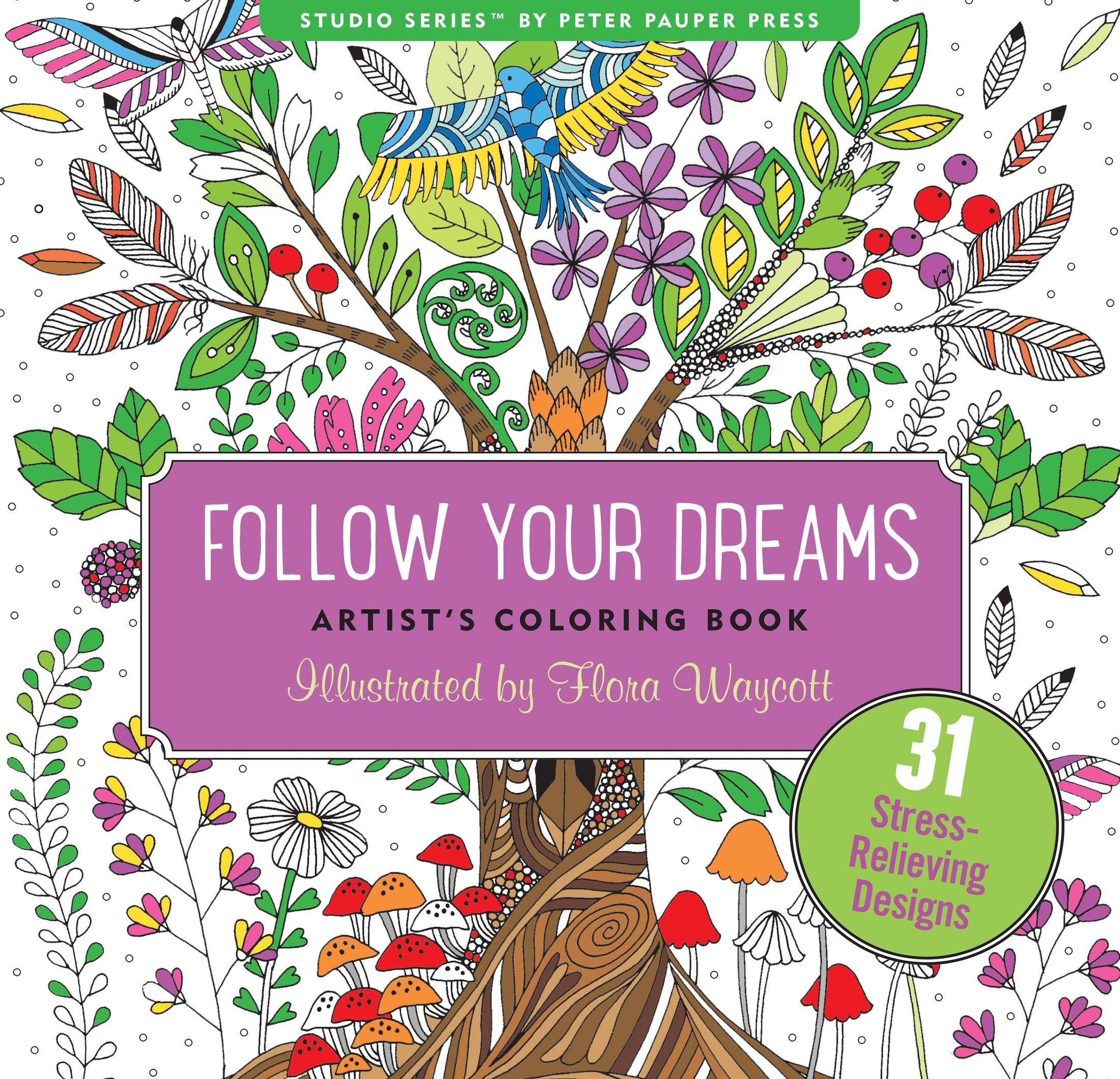 Coloring Book: Follow Your Dreams