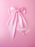 Load image into Gallery viewer, Bow: Silky Oversized Ribbon Hair Bow Barrette
