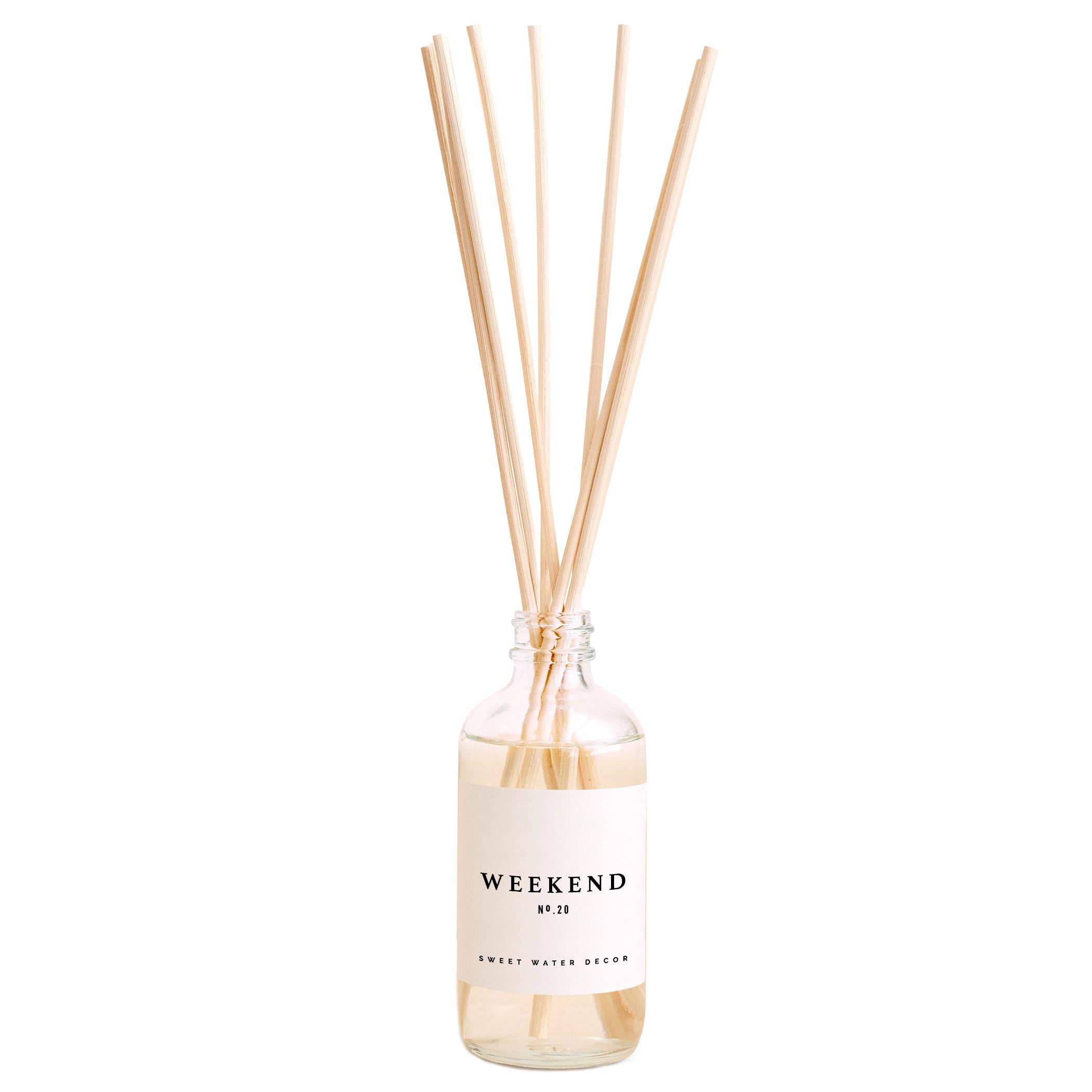 Diffuser - Weekend Reed Diffuser in Clear Jar - 3.5 oz