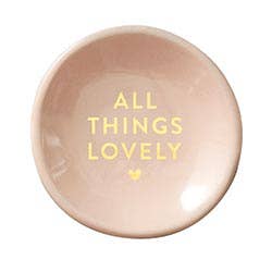 Trinket Dish: Ceramic Ring Dish - All Things Lovely