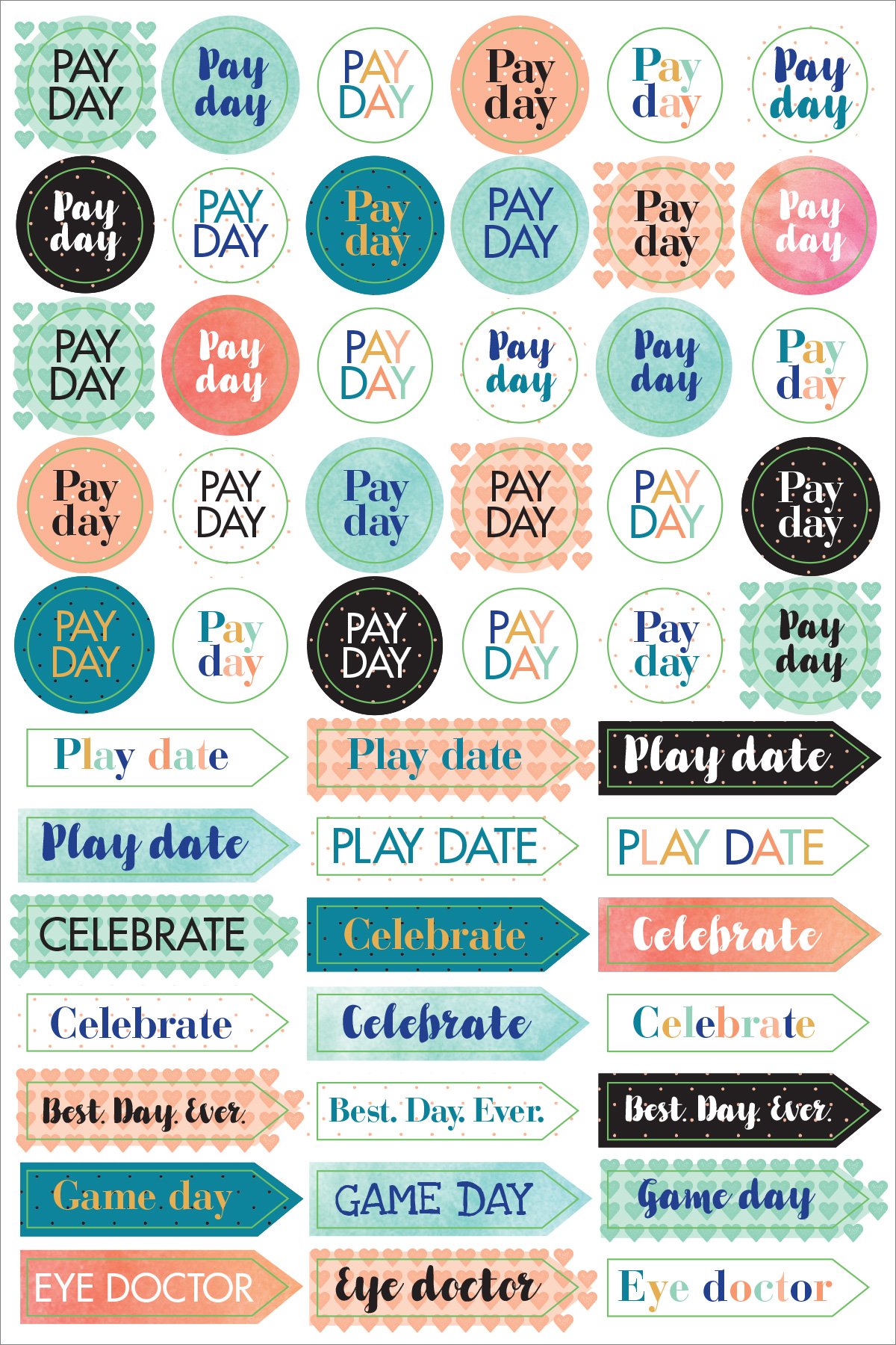 Stickers: Planner Essentials for Mom