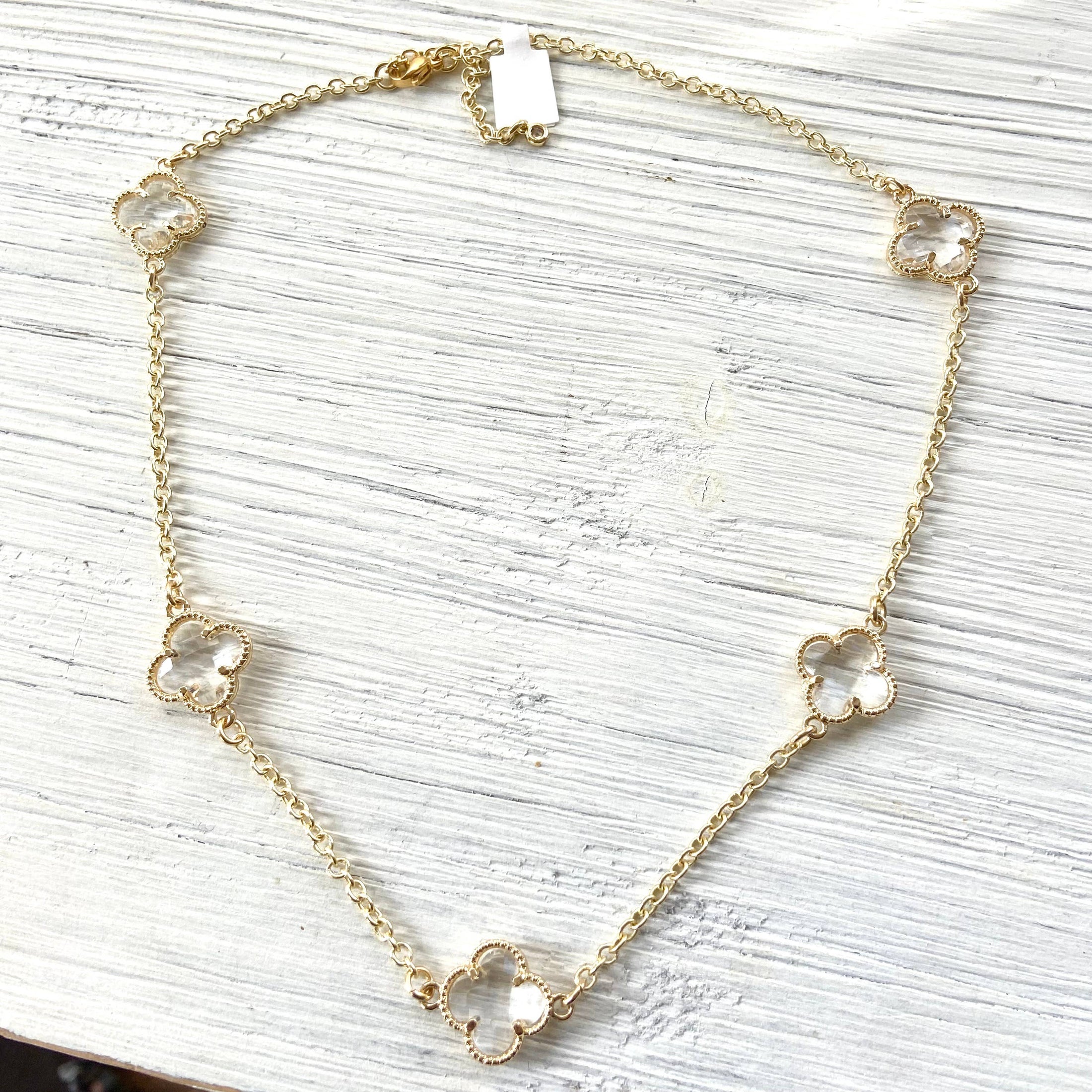 Necklace: Clover Quatrefoil