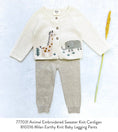 Load image into Gallery viewer, Milan Earthy Sweater Knit Baby Legging Pants Organic Cotton: Mauve Pink / 12-18 Month
