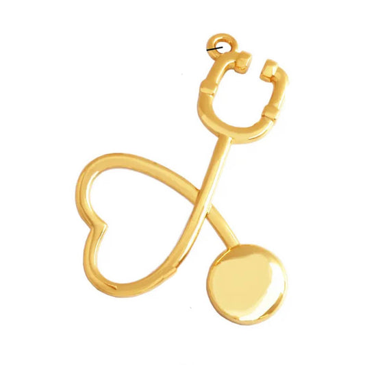 Large Stethoscope Charm For Charm Necklace & Bracelet