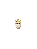 Load image into Gallery viewer, Charm: Gold Plated Brass with Wise 'Ole Owl Charm
