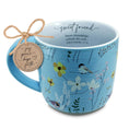 Load image into Gallery viewer, Mug: Coffee Mug Sweet Friend Floral Bird (Left-Handed)
