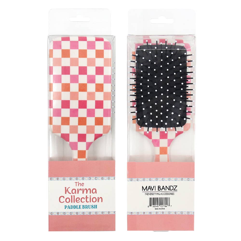 Paddle Wet/Dry Hair Brush: Fun Pattern Smiley Floral Patterns