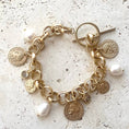 Load image into Gallery viewer, Bracelet: Charm French Coin Jewelry
