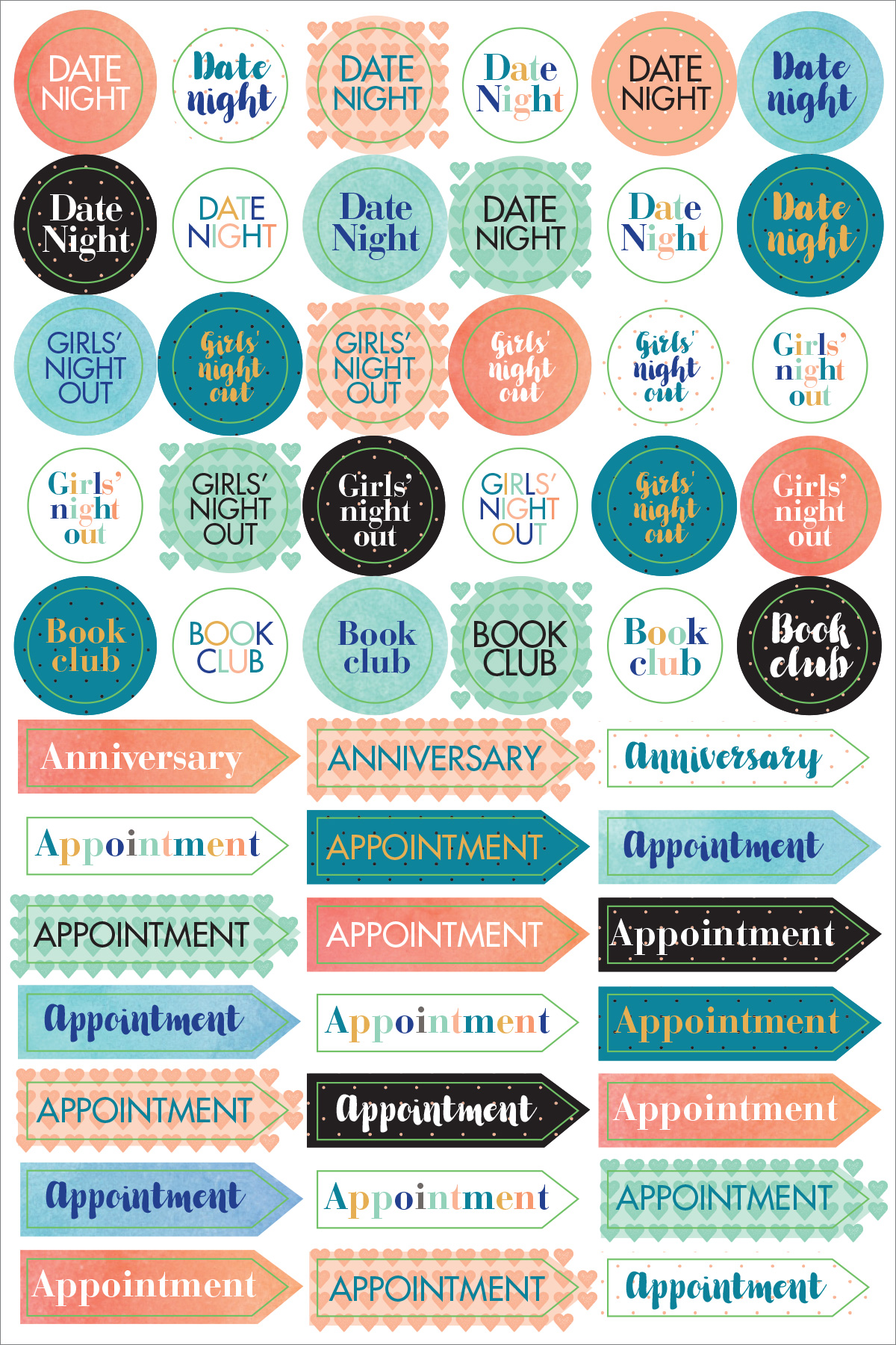 Stickers: Planner Essentials for Mom