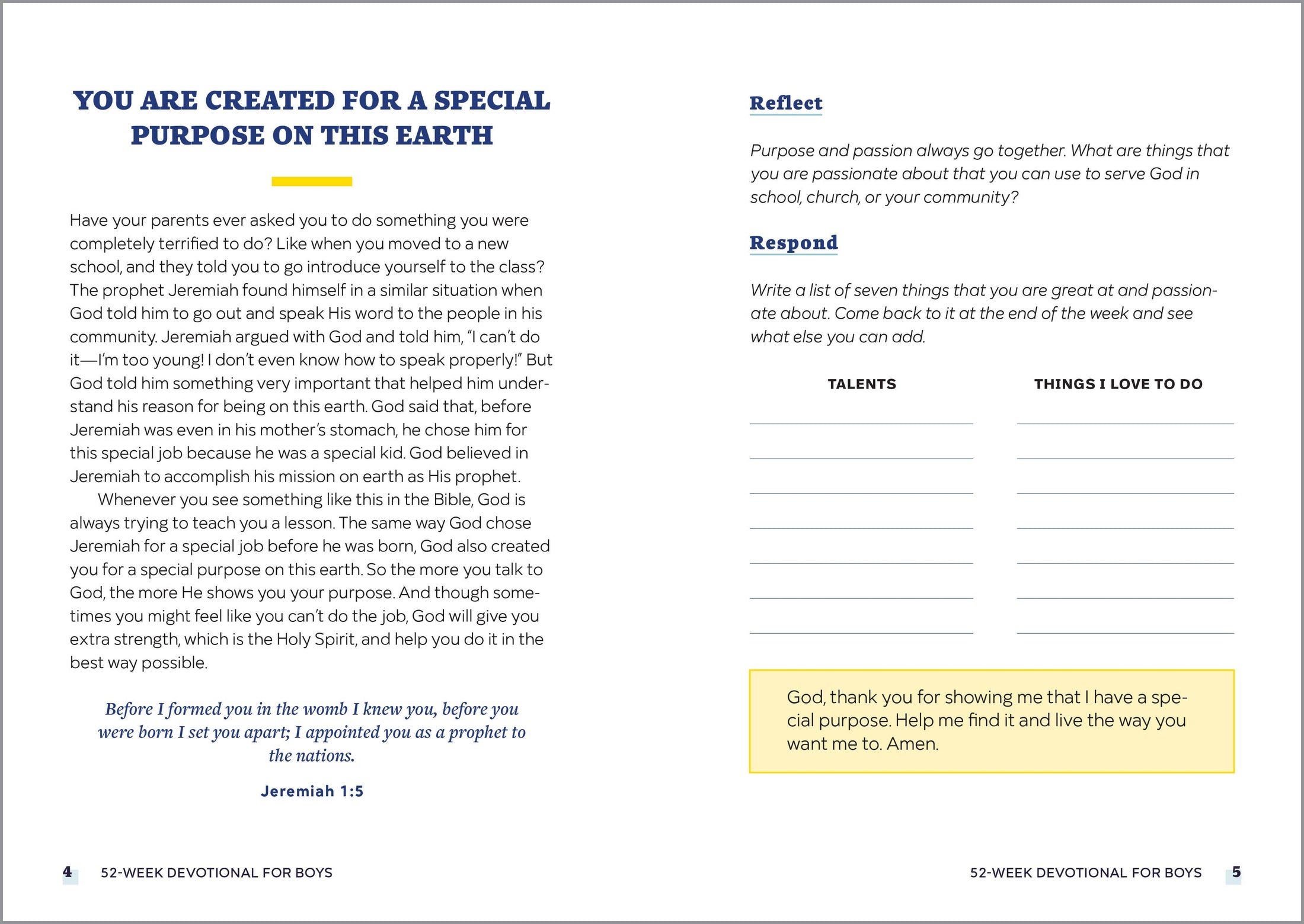 Devotional: 52-Week Devotions for Boys (Ages 8-10)