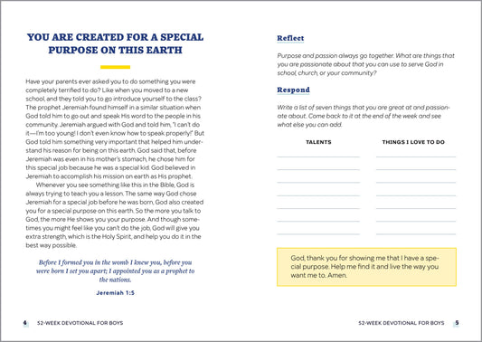 Devotional: 52-Week Devotions for Boys (Ages 8-10)