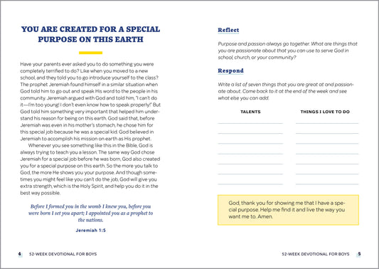 Devotional: 52-Week Devotions for Boys (Ages 8-10)
