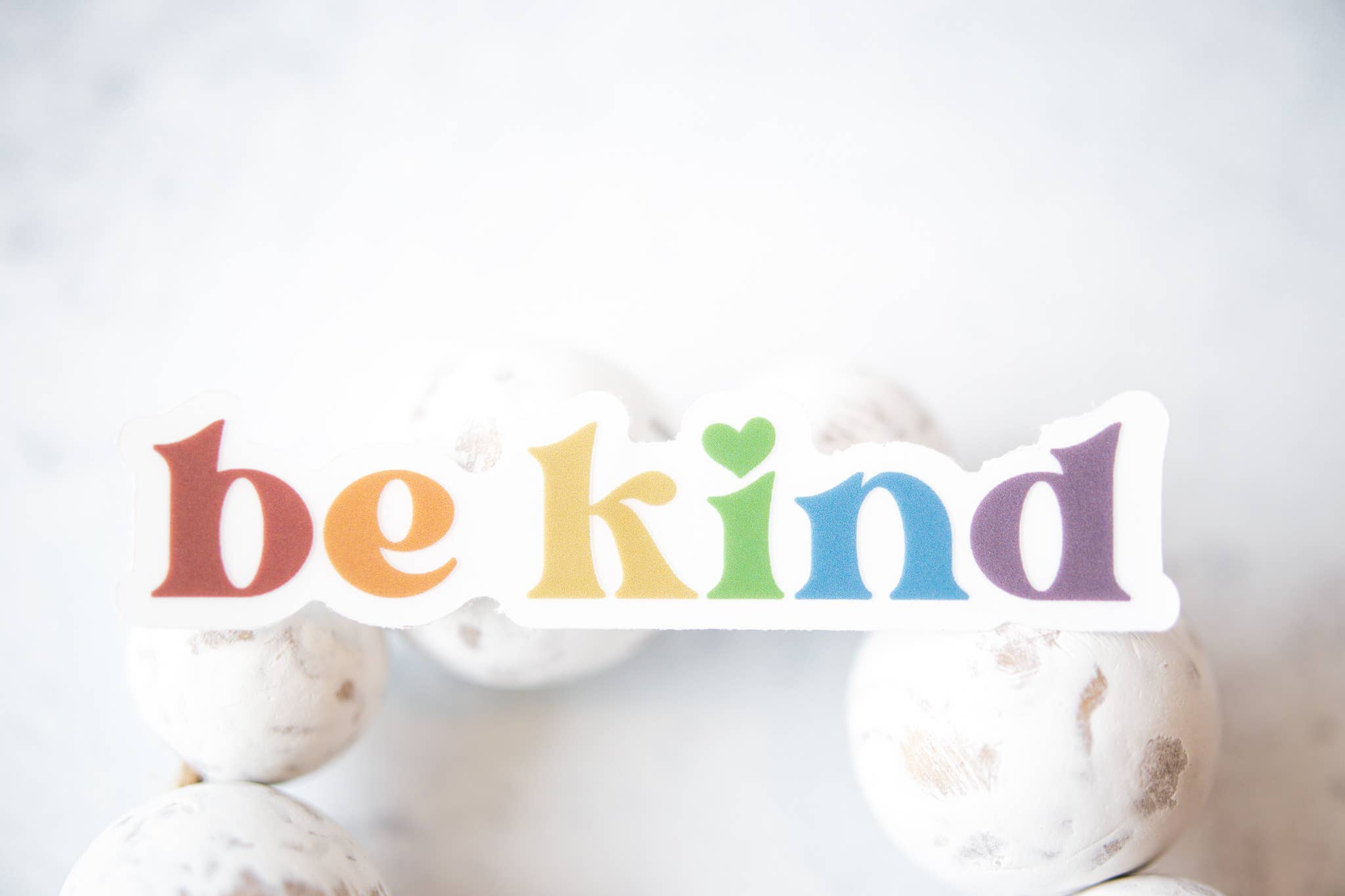 Sticker: Be Kind Clear Sticker, 3x3