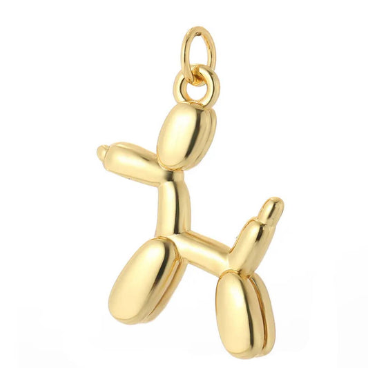 Charm: Balloon Dog Charm For Charm Bar & Charm Necklace