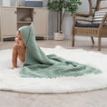 Load image into Gallery viewer, Hooded Baby Towels: Muslin Cotton - Larger for Better Coverage
