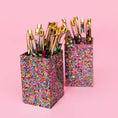 Load image into Gallery viewer, Confetti Acrylic Pen Cup
