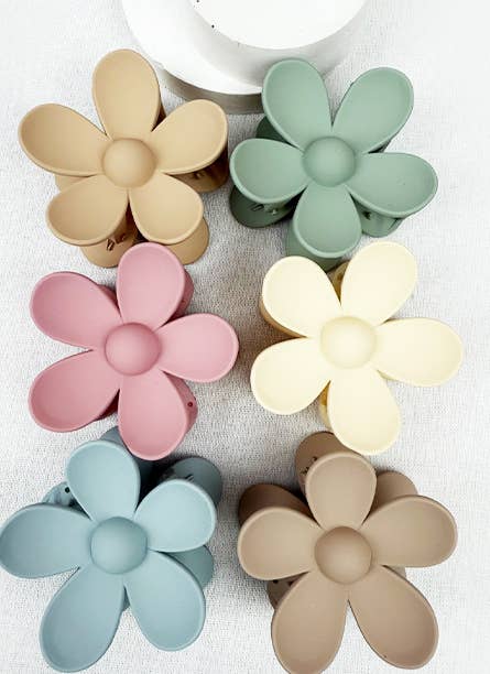 Claw Clips: Daisy Matte Tones