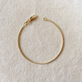 Load image into Gallery viewer, Bracelet: 18k Gold Filled 1.2 mm Round Snake Chain
