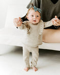 Load image into Gallery viewer, Milan Earthy Sweater Knit Baby Legging Pants Organic Cotton: Mauve Pink / 12-18 Month
