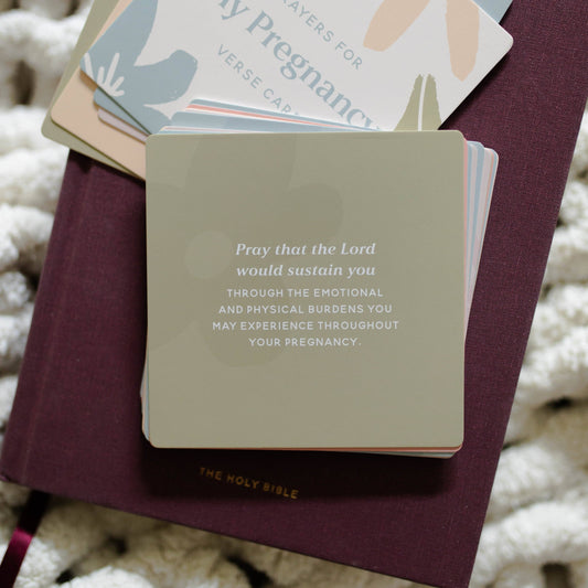 Prayers for My Pregnancy - Verse Cards