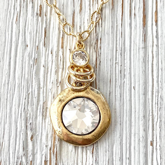 Necklace: Swarovski Crystal Pendant