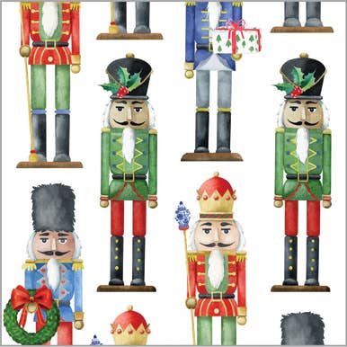 Gift Wrap: Continuous Roll Gift Wrap | Nutcrackers