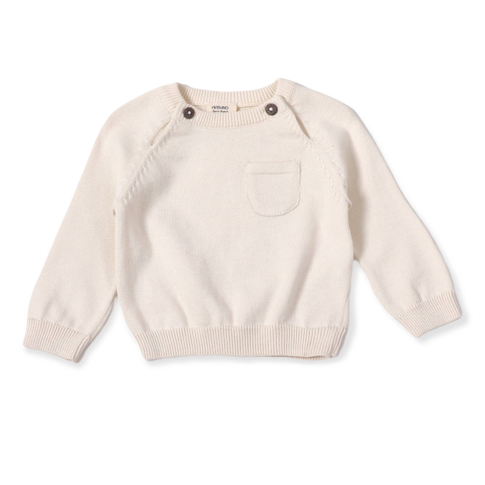 Milan Baby Pullover (Organic Cotton Sweater Knit)