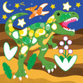 Load image into Gallery viewer, Activity Book: Color-By-Dots Sticker Book - Dinosaurs
