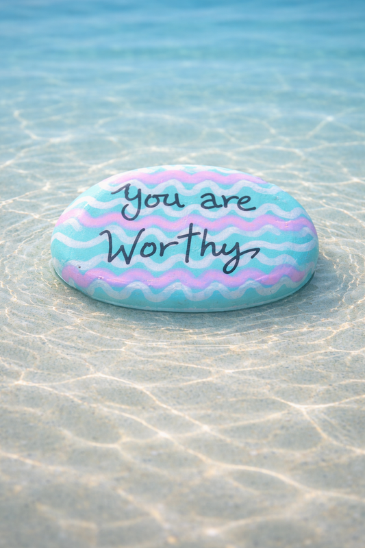 Scatter Kindness Rock: You Are Worthy!