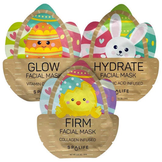 Facial Mask Set: Spring & Easter (Set of 3 - Hydrate, Glow, & Firm)