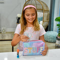 Load image into Gallery viewer, Varsity Letter STUFF Bag: Tye Dye Glitter
