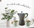 Load image into Gallery viewer, Mug: Coffee Mug Floral - Left Handed (You Make the World a Brighter Place)
