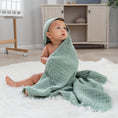 Load image into Gallery viewer, Hooded Baby Towels: Muslin Cotton - Larger for Better Coverage
