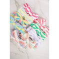 Load image into Gallery viewer, Hair Accessories: Stripe Bow Beauty Spa Headband
