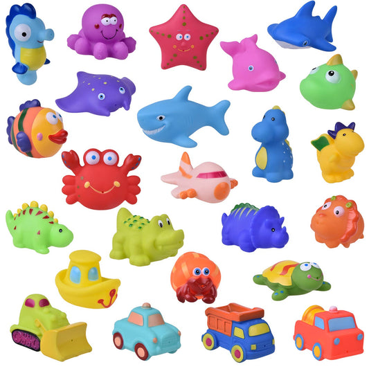 Sea Animal Squirt Bath Toys (24 pieces)