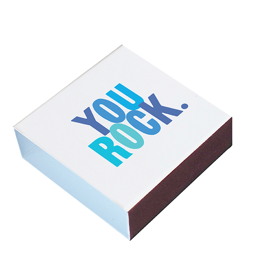 Matchbox: You Rock - White Background (Saying)