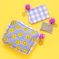 Load image into Gallery viewer, Keychain Pouch - Smiley - Mini
