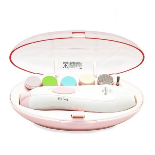 Electric Nail Trimmer with Light: Blue