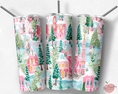 Load image into Gallery viewer, Tumbler: Holiday, Pink Christmas

