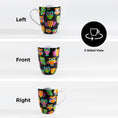 Load image into Gallery viewer, Mug: Owl Pattern (Job 8:21) Ceramic Curvy Mug

