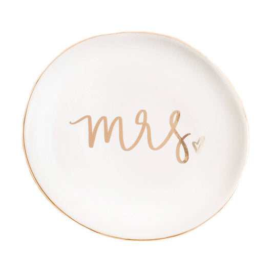 Trinket Dish: "Mrs."