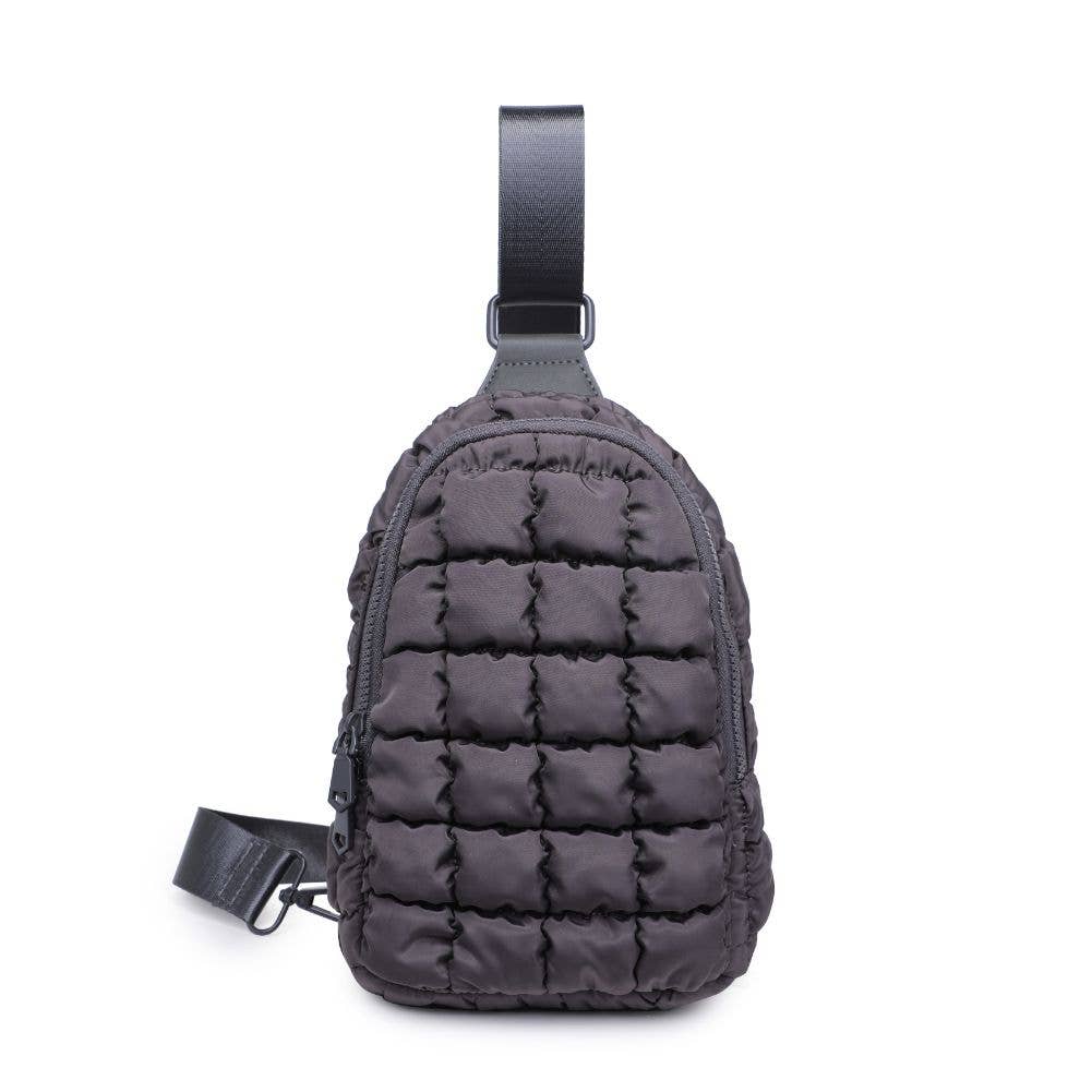 Rejuvenate - Quilted Puffer Nylon Sling Backpack