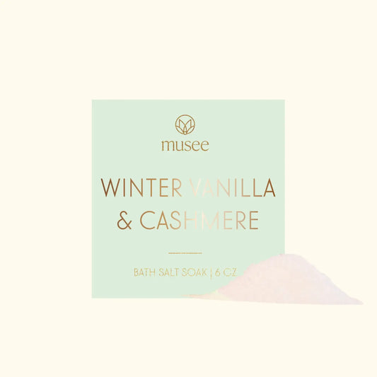 Bath Salts: Winter Vanilla & Cashmere Mini Bath Salt Soak