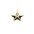 Load image into Gallery viewer, Charm: Star with CZ (Available in Multiple Colors)
