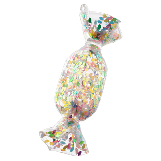 Ornament: Confetti Wrapped Candy Lemon Lime