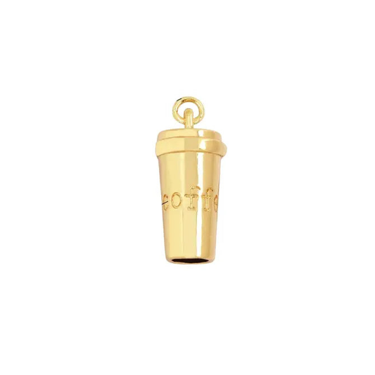 Charm: Coffee (14k Gold-Plated Brass)