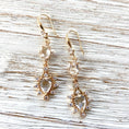 Load image into Gallery viewer, Earrings: Modern Vintage Crystals
